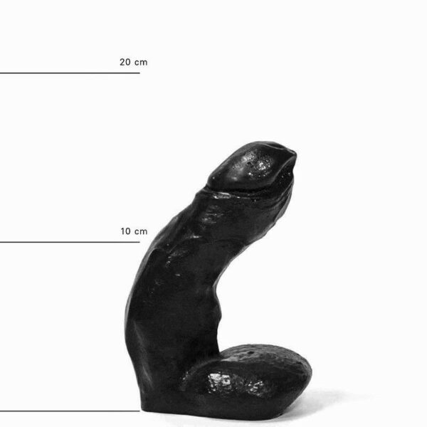 All Black Jason Dildo 15 x 4