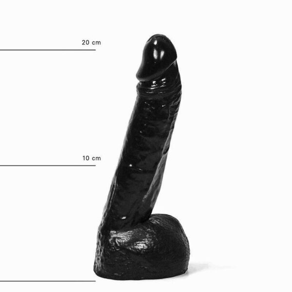 All Black Knick Dildo 22 x 5