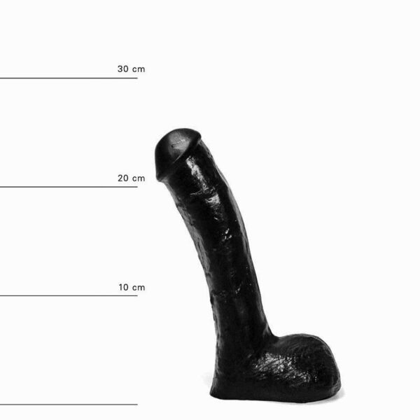 All Black Pisa Dildo 23 x 4 5