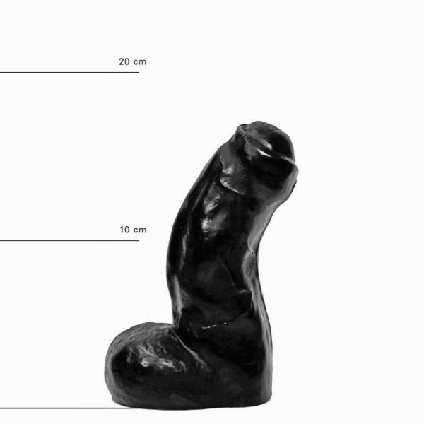 All Black Zwergen Dildo 13 x 4 5