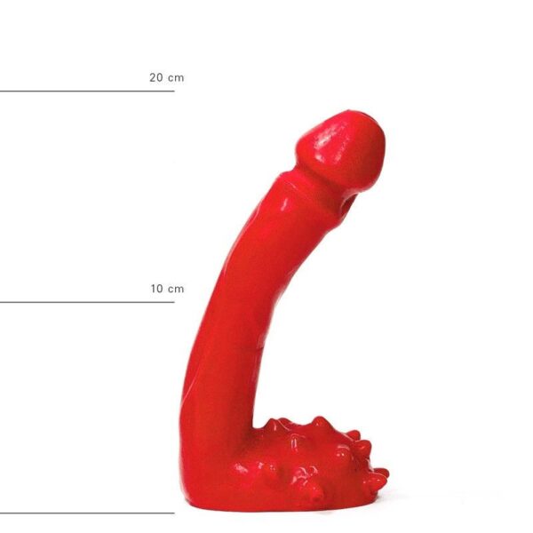 All Red Burkhard Dildo 18 5 x 3