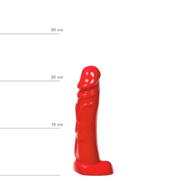 All Red Heiko Dildo 22 x 4 5