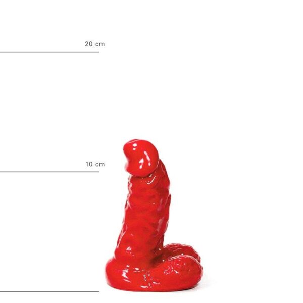 All Red Pirate Dildo 13 x 4 5