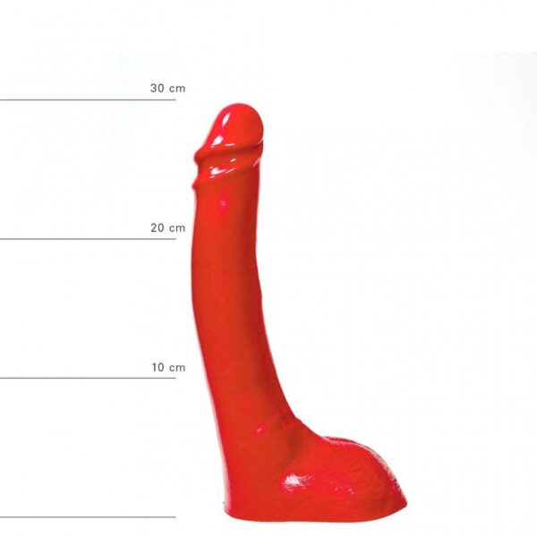 All Red Sven Dildo 32 x 5 5