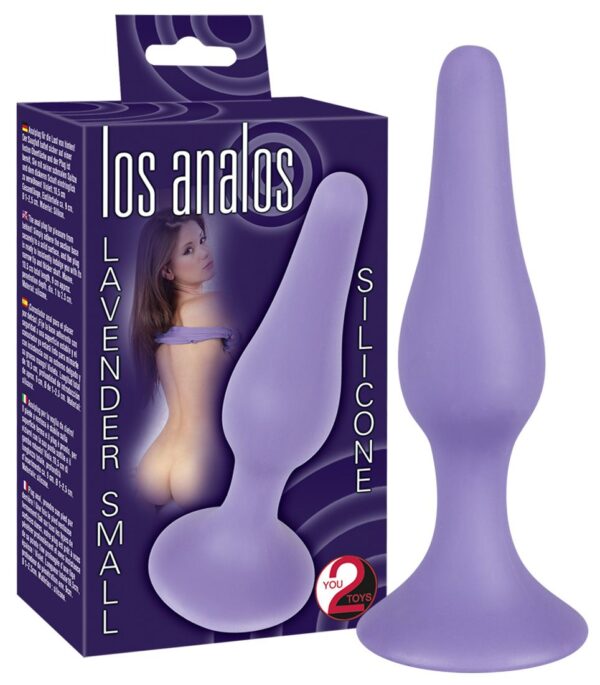 Analplug Stoepsel lila 10 5 x 1 2 5