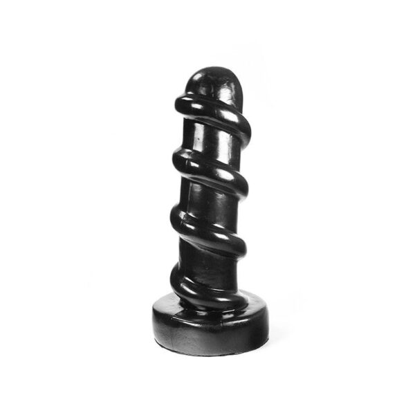 DC Spiral Dildo schwarz 29 x 7