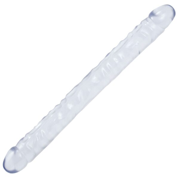 Doppeldildo Kristall transparent 45 5 x 4