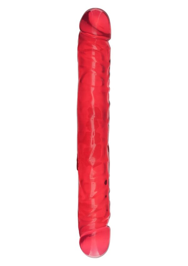 Doppeldildo Rib Pink 30 5 x 4