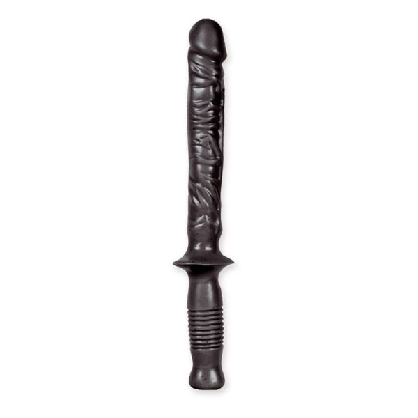 Manhandler Dildo mit Griff schwarz 37 x 3 5