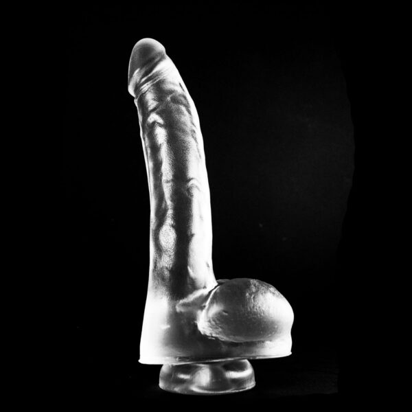 Realistischer Dildo Olli transparent 27 5 x 4 5