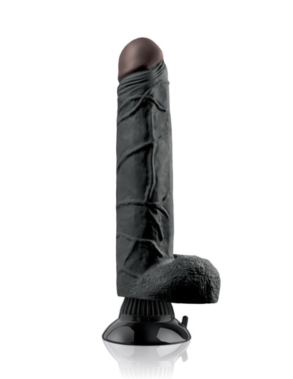 Realistischer Vibrator Deluxe No 7 schwarz 22 x 5