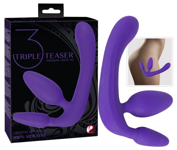 Teaser Dreierlein Strap On Dildo 20 x 4