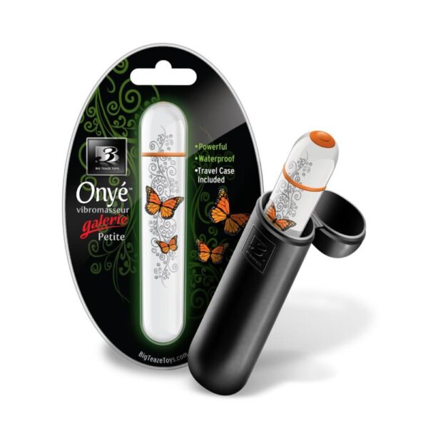 btt b3 onye petite butterfly vibrator orange mini