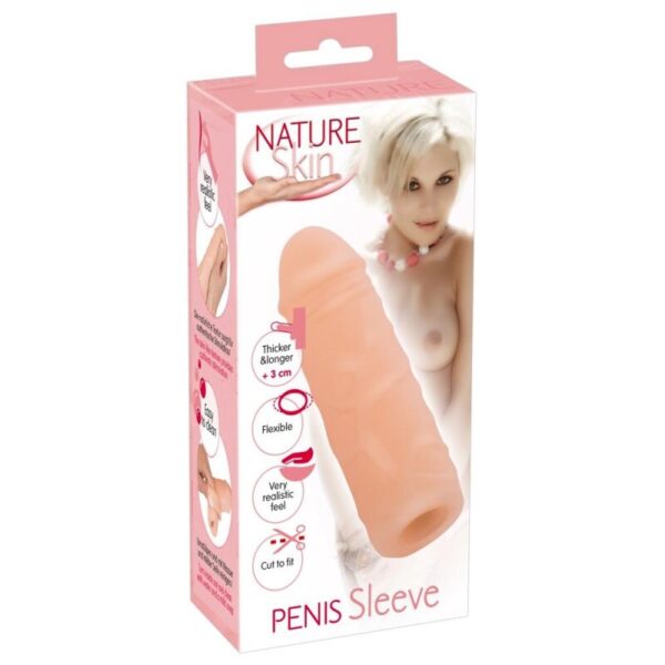 penishuelle mit eichel nature skin penis sleeve