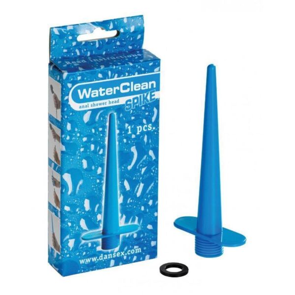 waterclean shower head spike blue