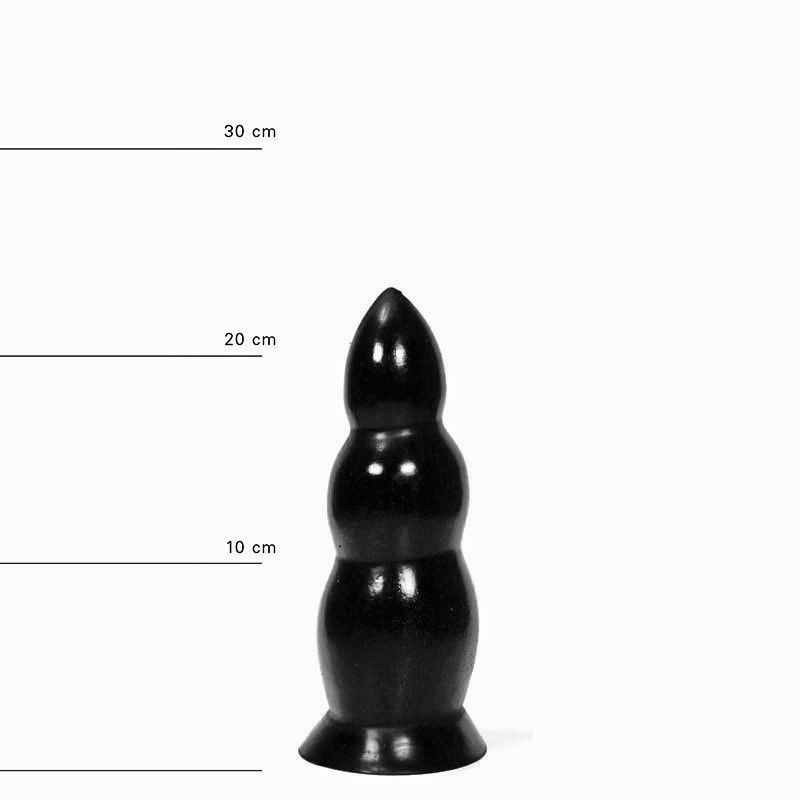 All Black Flame Dildo 23 x 8