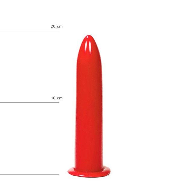 All Red Raketen Dildo 19 x 3 5