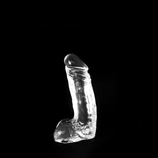 Dildo Bordeaux transparent 22 5 x 6 1