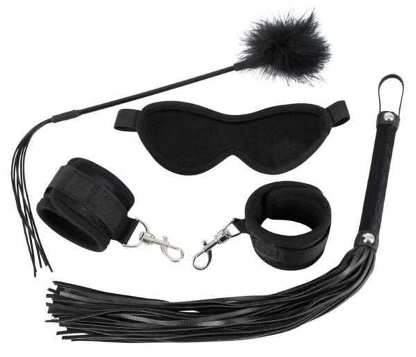 Fetish Kit Samt 4 teiliges Bondage Set Bad Kitty