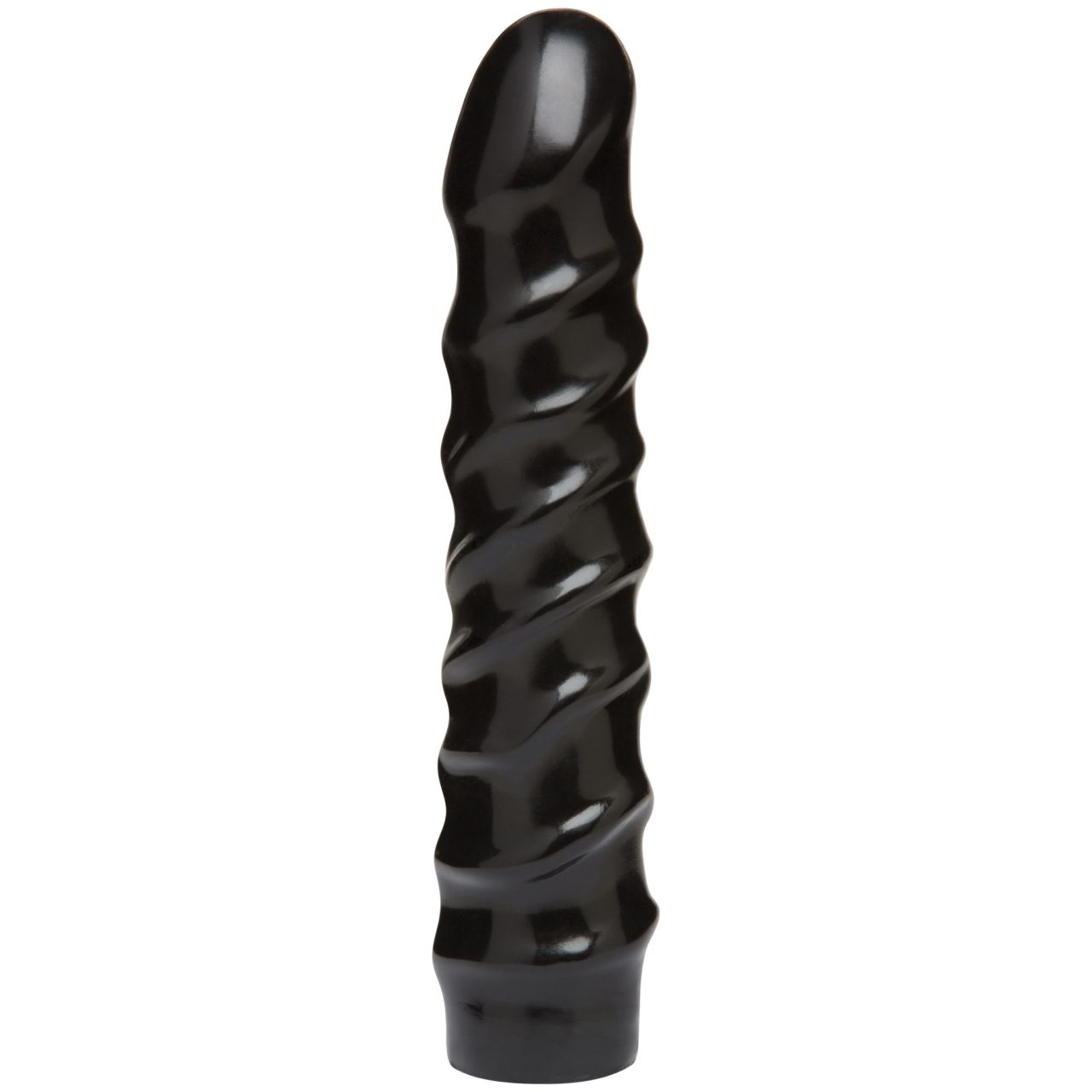 Gerippter Dildo extra lang schwarz 20 3 x 3 8