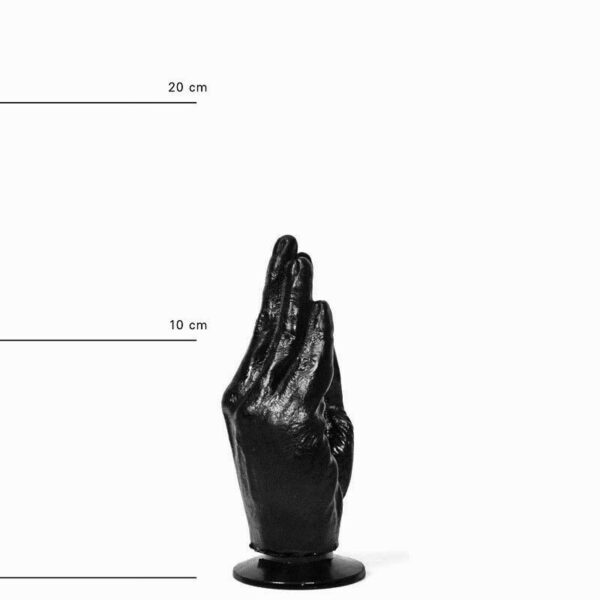 All Black Handy Dildo Fist 16 x 6 cm