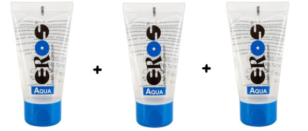 Eros Aqua Gleitmittel 3er Sparset Wasserbasis