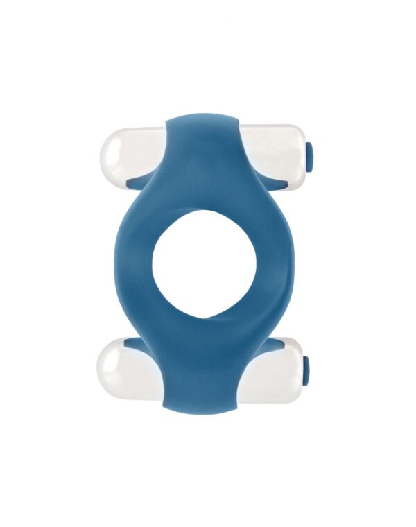 Penisring Infinity Double Vibro blau