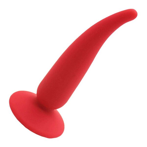 Analdildo aus Silikon Red Chili 12 CM