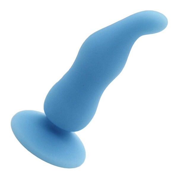 Silikon-Analdildo Blue Dwarf 11 CM