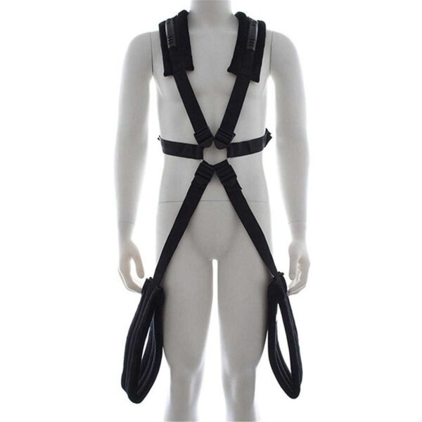 Bondage Fessel Body-Harness Schwarz