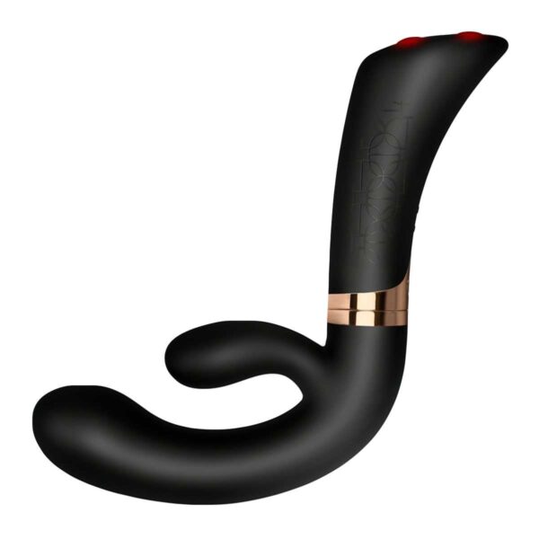 Vibrator Fuzion Enigma mit Klitoris-Reizarm Schwarz