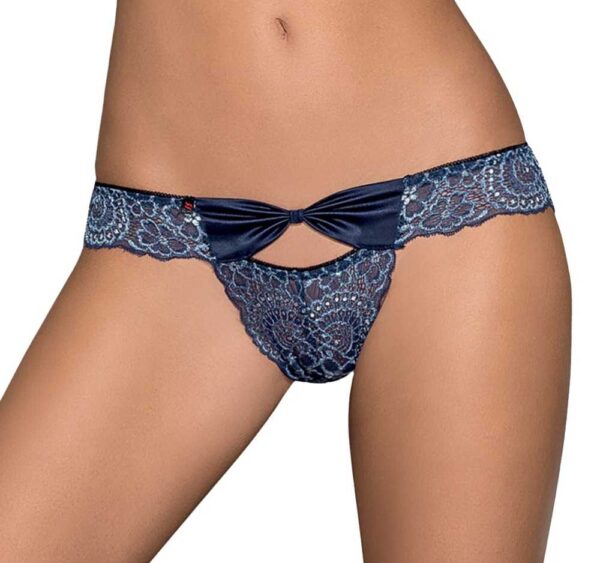 Obsessive Panties aus Spitze Blau