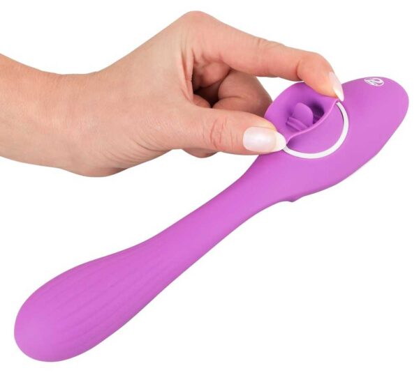 Vibrator 2 Function Bendable Vibe Lila