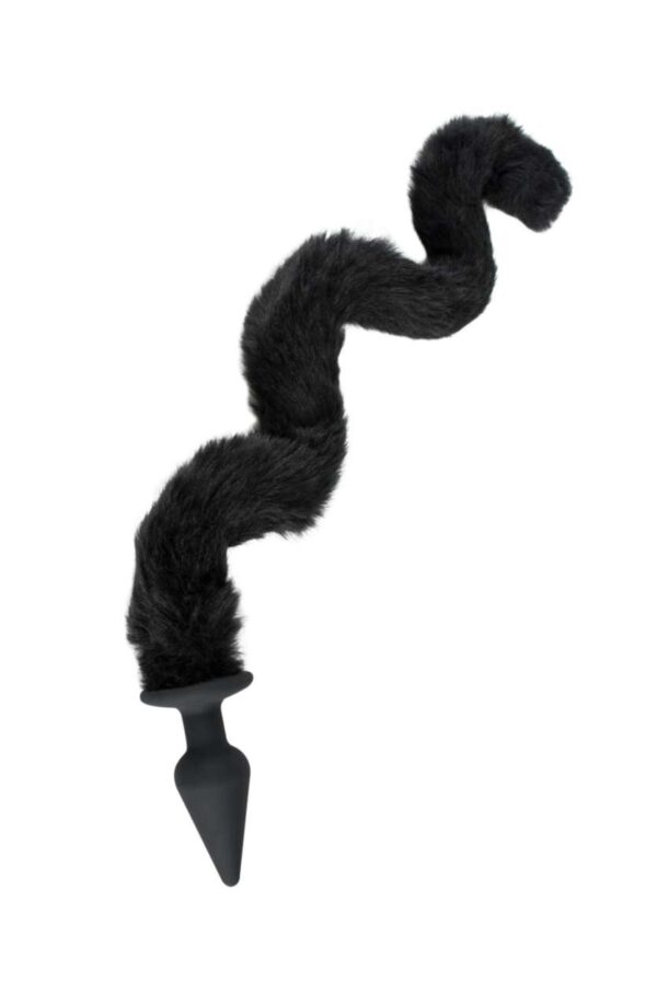 Plug + Tail Analplug mit Katzen-Schweif am Stopper Bad Kitty Schwarz