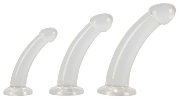 Anal-Dildo Training Set Crystal Transparent