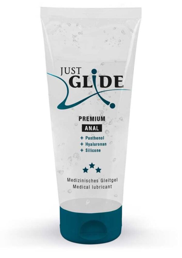 Just Glide Premium Anal Gleitgel mit Hyaluron und Panthenol 200 ml