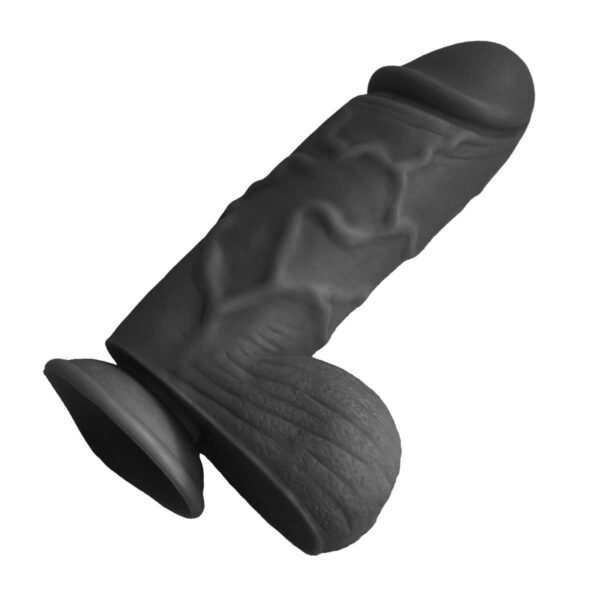 Dicker Dildo "Chucky" mit Saugnapf Schwarz 24 cm