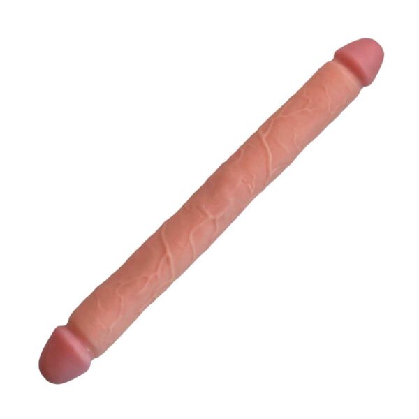 Großer Doppeldildo Natur 46 cm