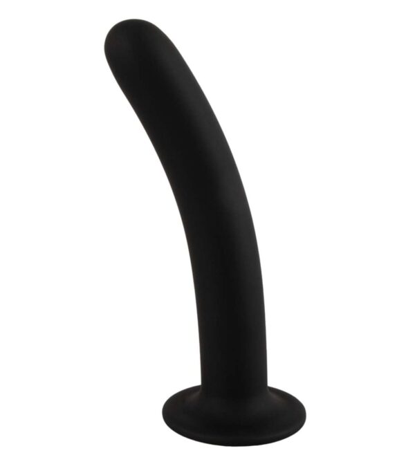 Magic Shiver Flexibler Silikon Analdildo mit Saugfuß 12,6 cm schwarz