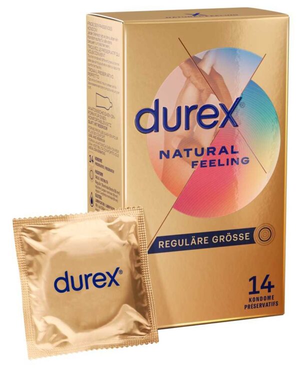 Durex 14 Natural Feeling Kondome 56 mm