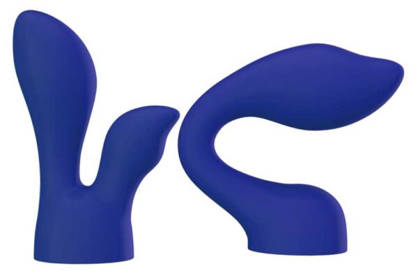 Palmsensual 2 Aufsätze für den für den Palmpower Massager Blau