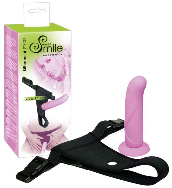 Sweet Smile Strap-On Silikon Pink