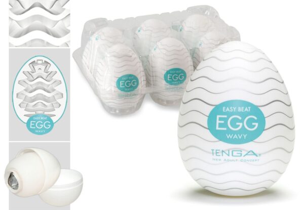 Tenga Egg Wavy 6er