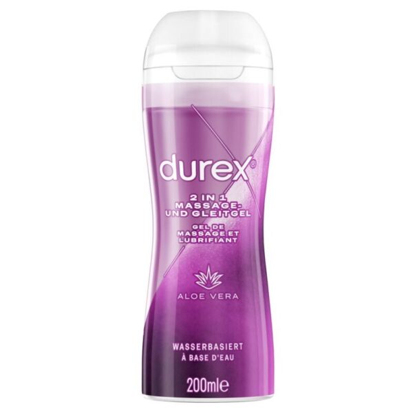 Durex Play 2 in 1 Massage-Gel und Gleitgel 200 ml mit Aloe Vera