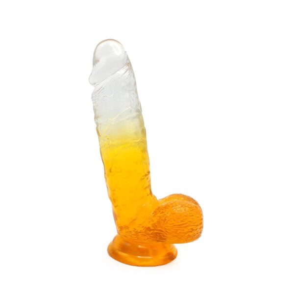 Dildo Diamond Yellow 25 x 5,5 cm