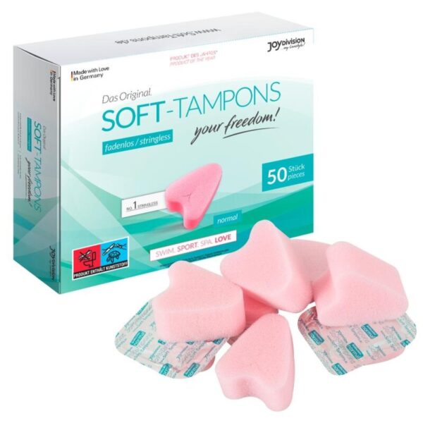 Joydivision Soft Tampons normal 50 Stück, fadenlos