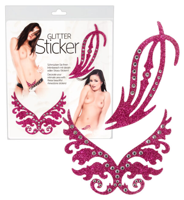 Sticker Intimbereich Glitter