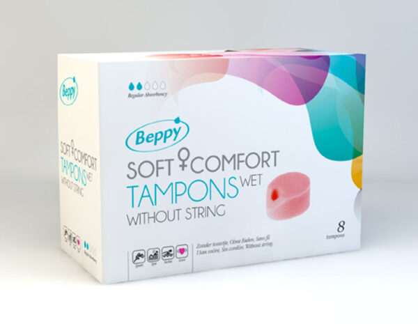 Beppy Soft-Comfort-Tampons 8er wet