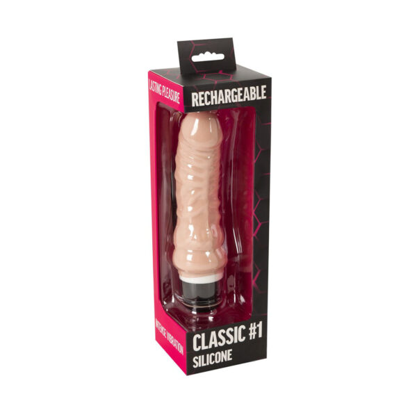 Classic Silicone Vibrating Cock #1 Georgy