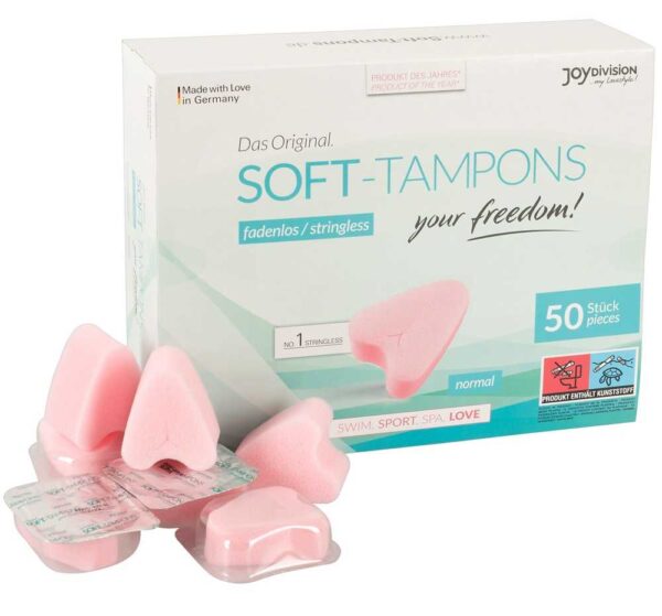 Joydivision Soft-Tampons für hygienischen Intimverkehr 50 Stück